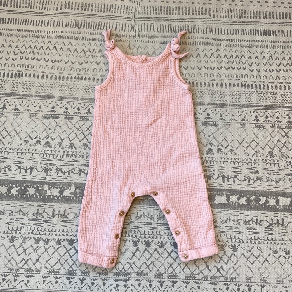 PL baby romper- light pink